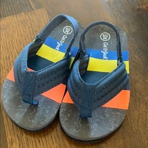 Boys flip flops size 7/8